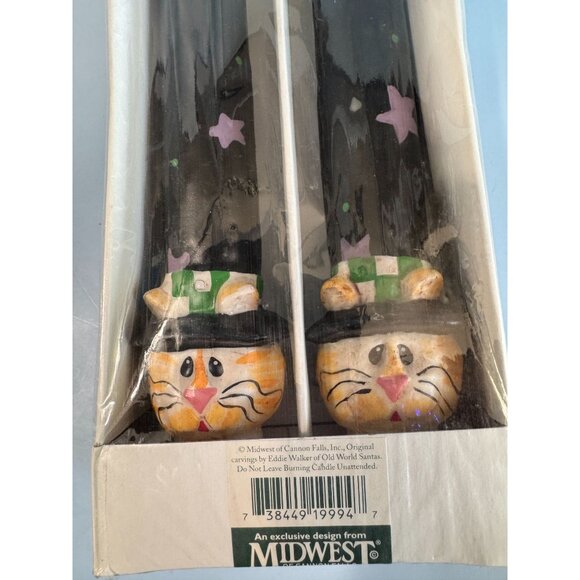 Midwest Cat Head Taper Candles Eddie Walker Exclusive Design - Picture 3 of 6